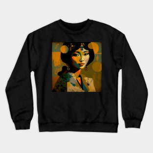 Asian Abstract #13 Crewneck Sweatshirt